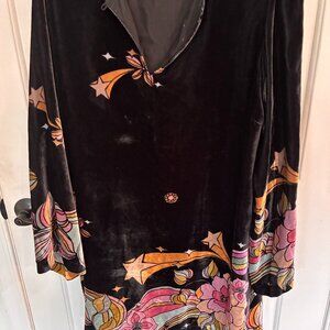 Johnny Was Velvet Dress XL